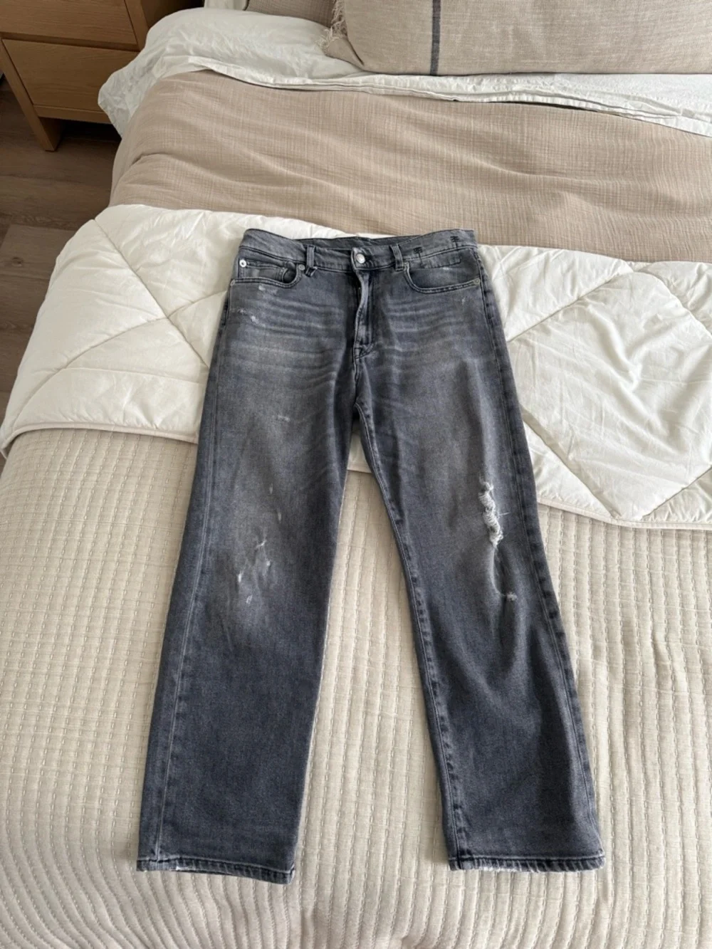 R13 Boyfriend Jean Vintage Grey - Picture 7 of 8